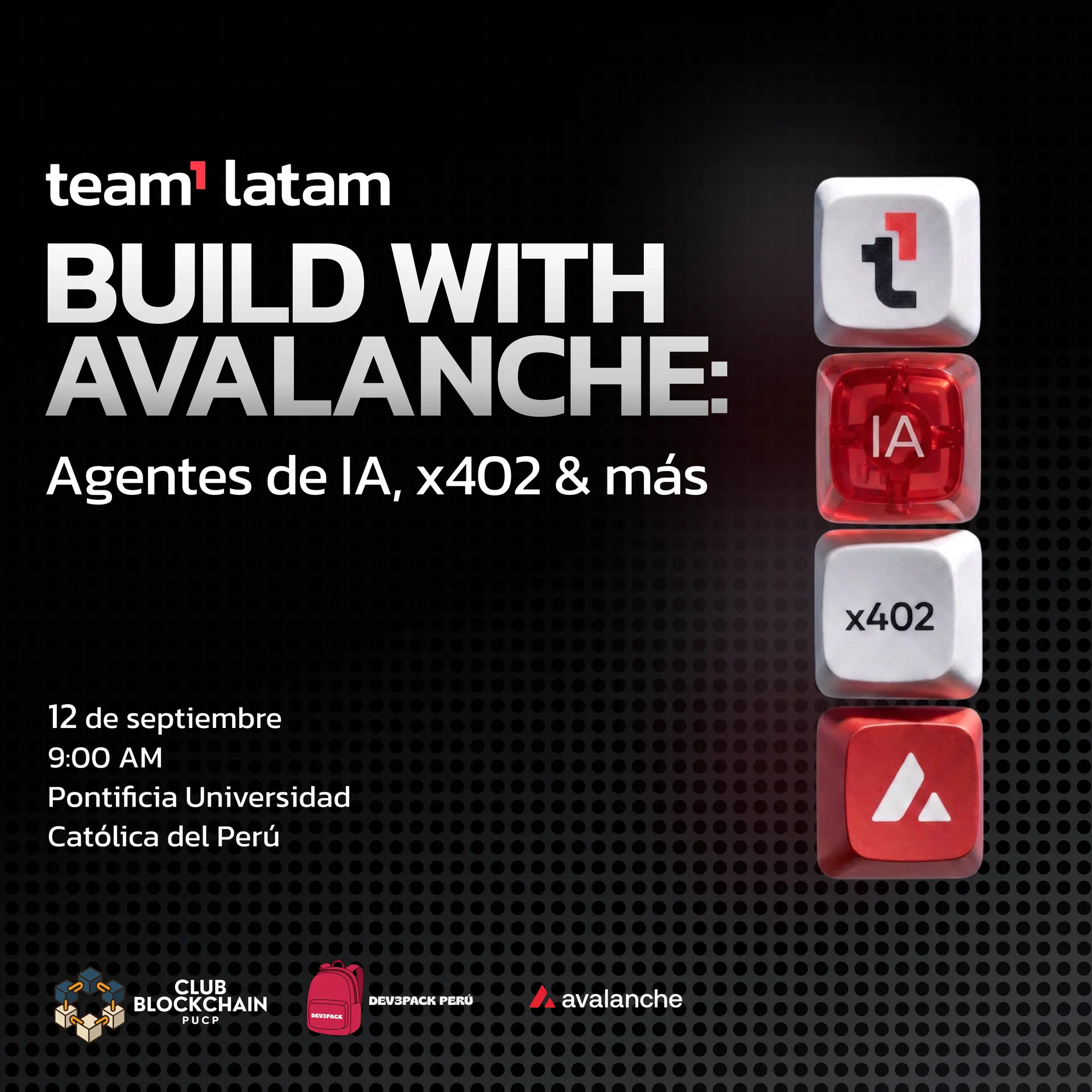 Build With Avalanche: Agentes de IA, x402 y más 🔺